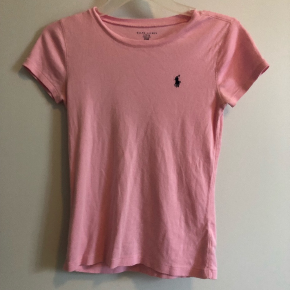 Kids pink Polo t-shirt